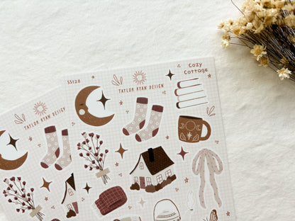 Cozy Cottage Sticker Sheet