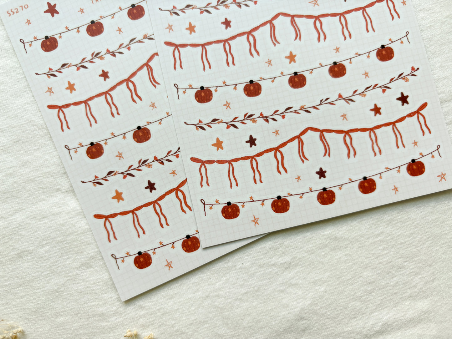 Autumn Garlands Sticker Sheet