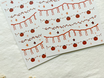 Autumn Garlands Sticker Sheet
