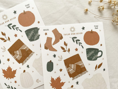 Cozy Fall Sticker Sheet