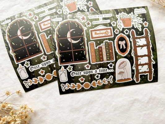 Mandy’s Bookshelf Sticker Sheet