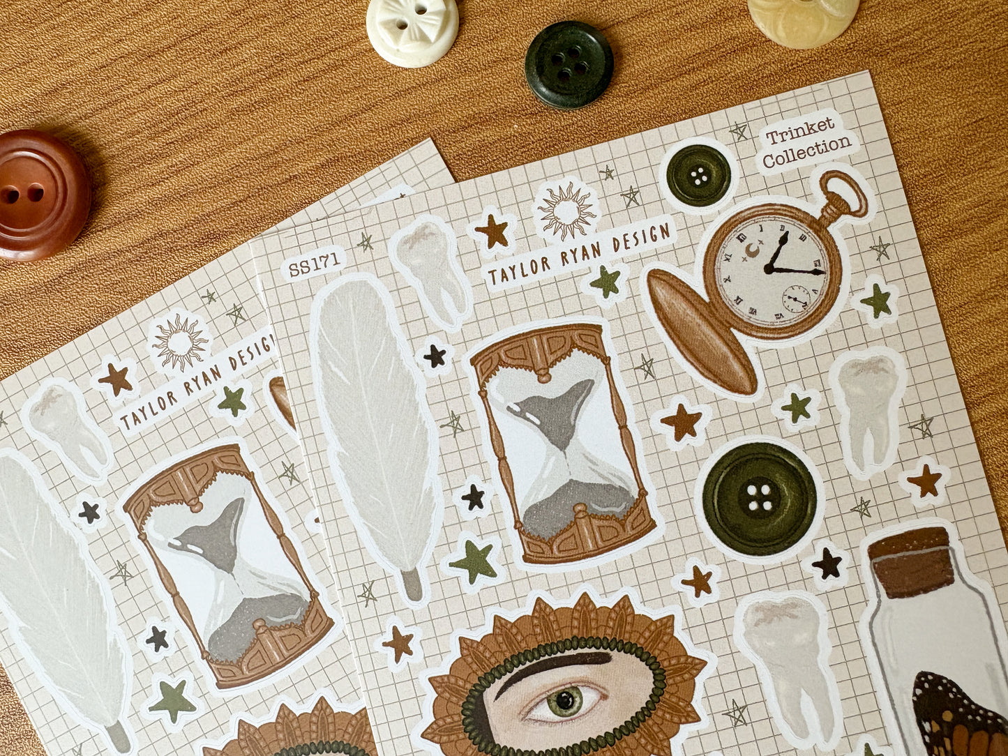Trinket Collection Sticker Sheet