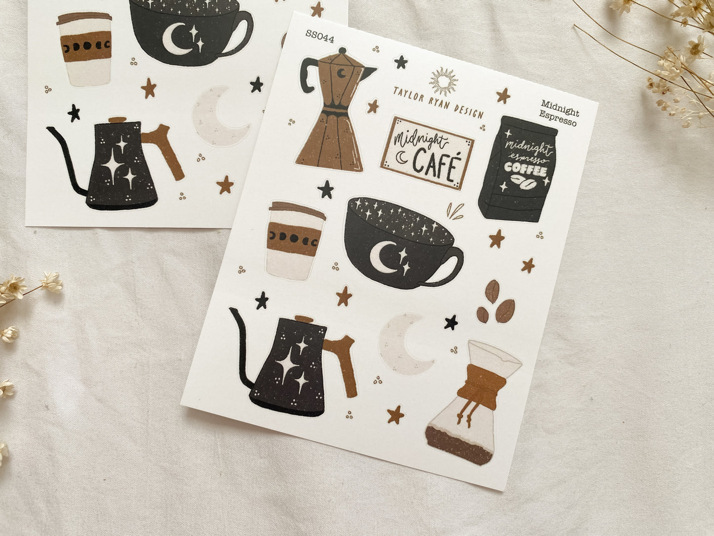 Midnight Espresso Sticker Sheet