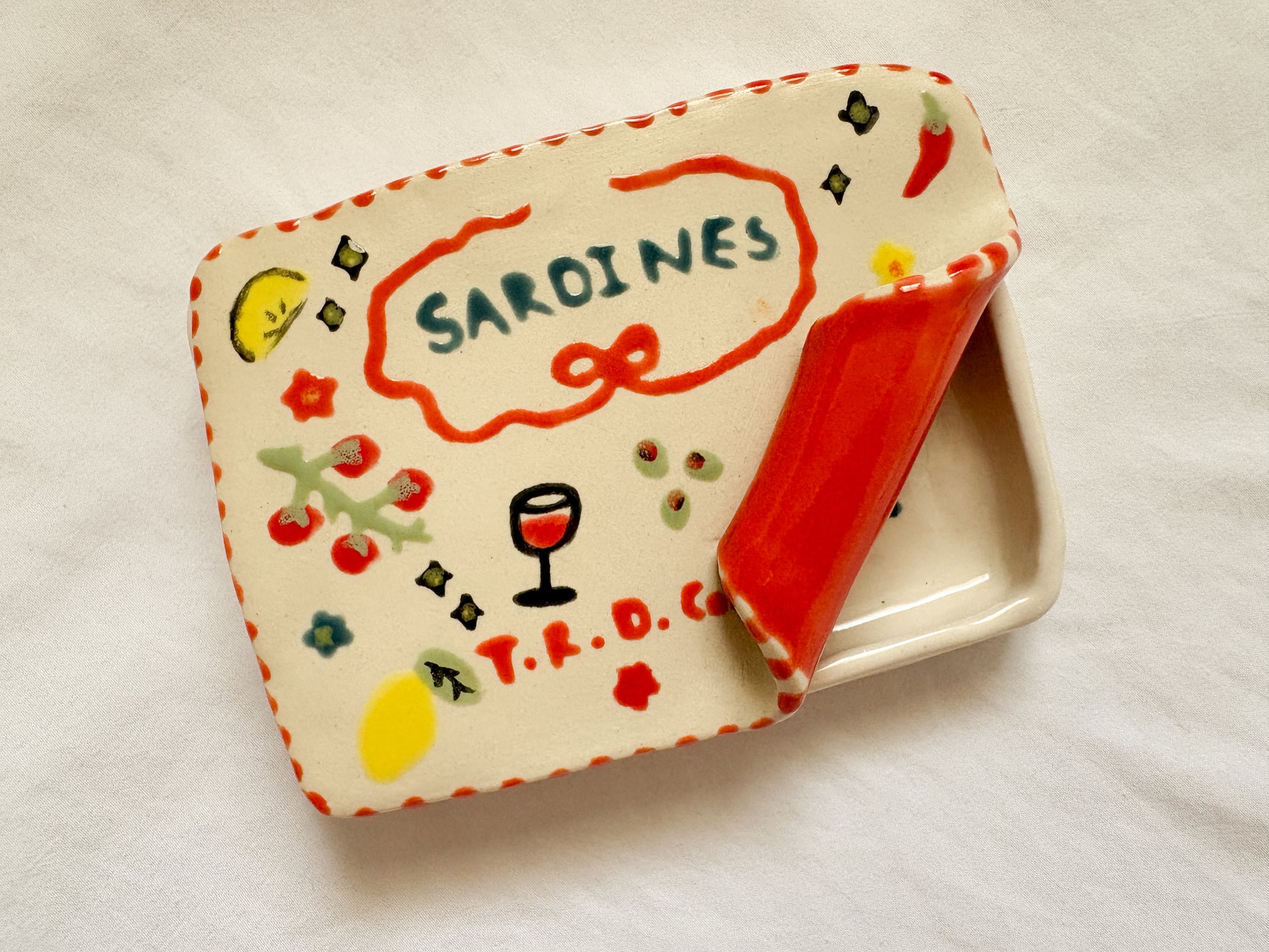Sardine Trinket Dish #1 (Ceramic)