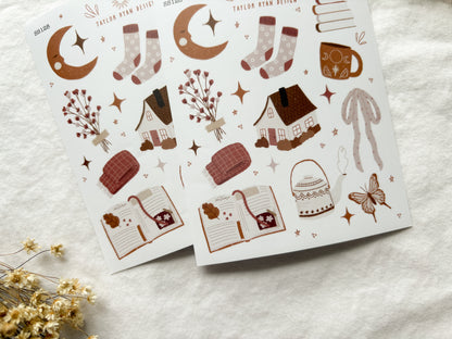Cozy Cottage Sticker Sheet