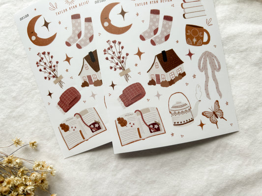 Cozy Cottage Sticker Sheet