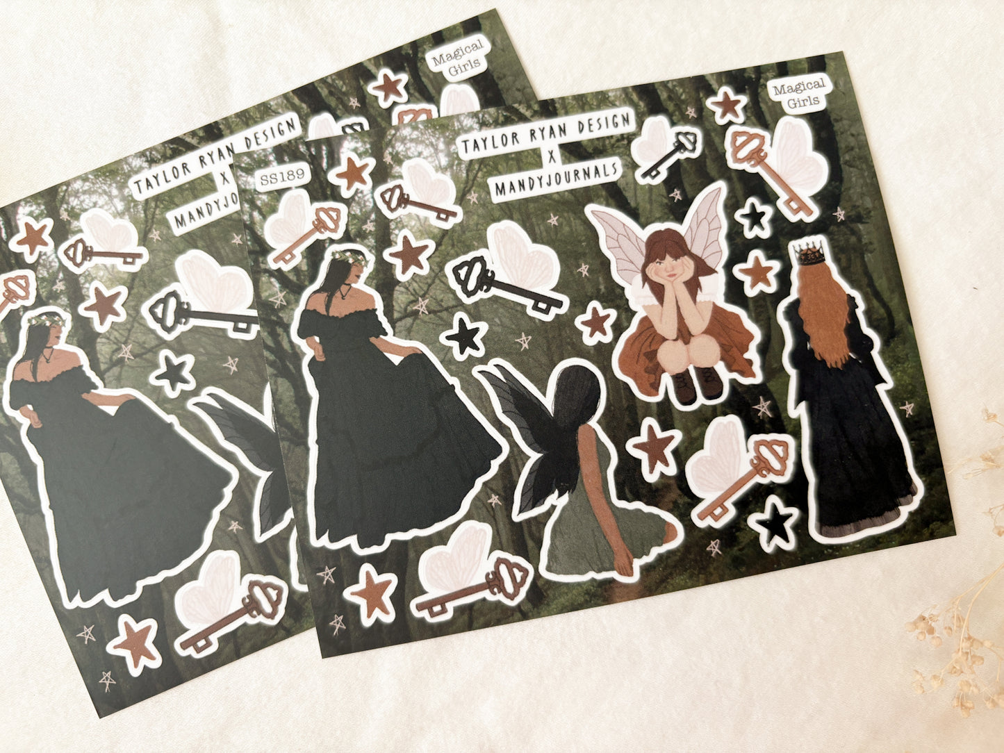 Magical Girls Sticker Sheet