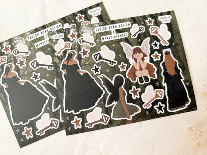 Magical Girls Sticker Sheet