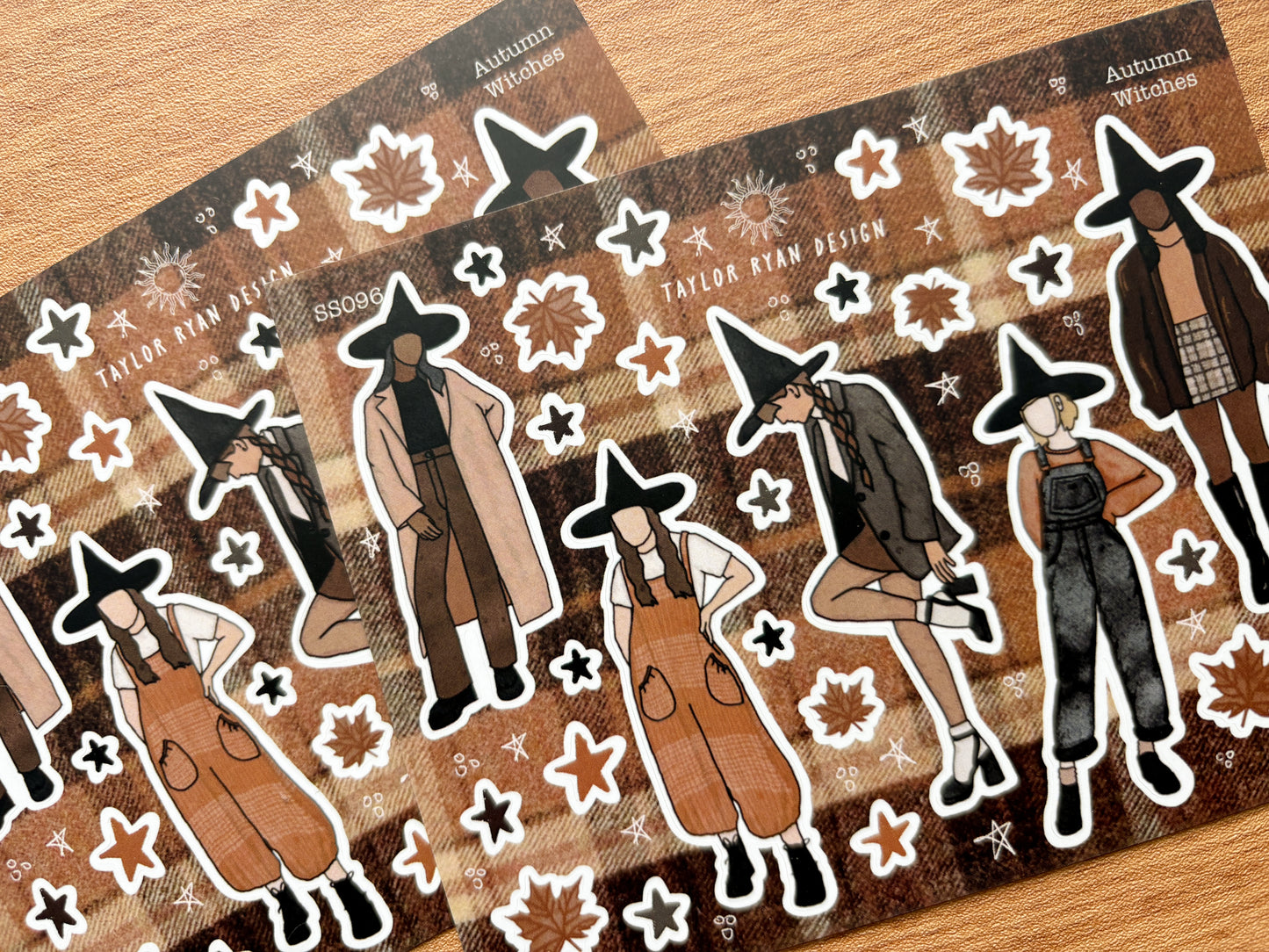 Autumn Witches Sticker Sheet