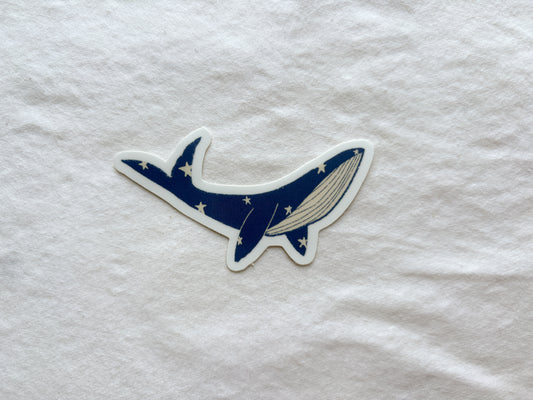 Whale Vinyl Sticker