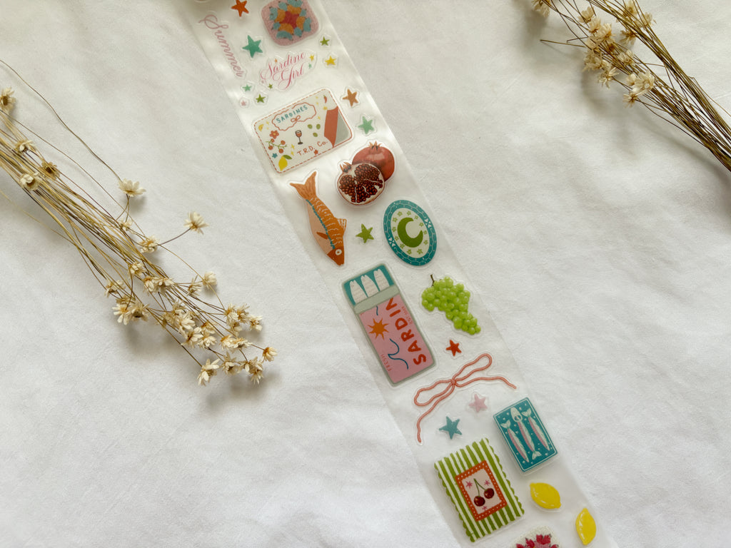 Sardine Girl PET Tape (PRE-CUT)