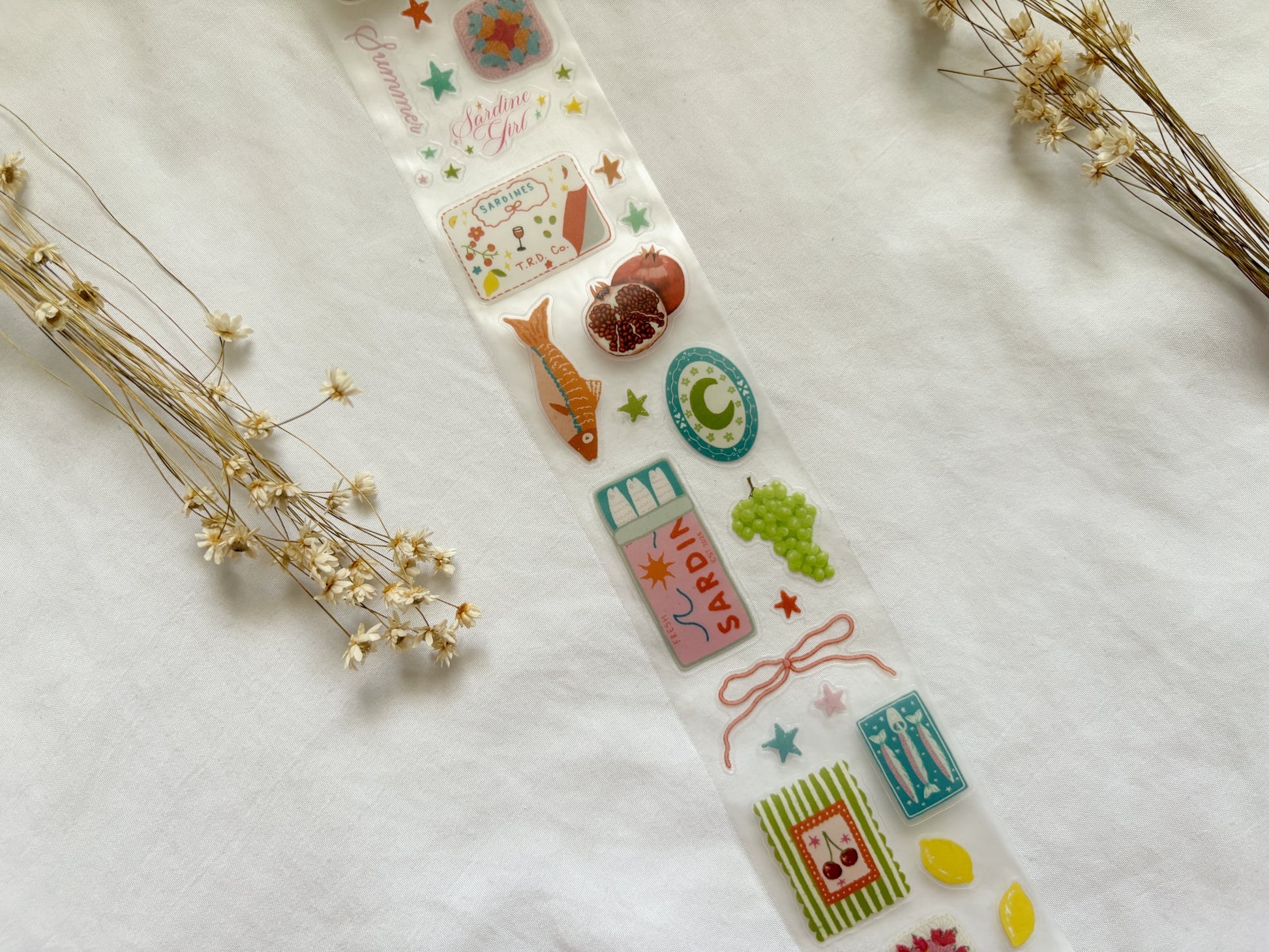 Sardine Girl PET Tape (PRE-CUT)