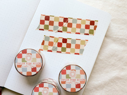 Colorful Checkerboard Washi Tape