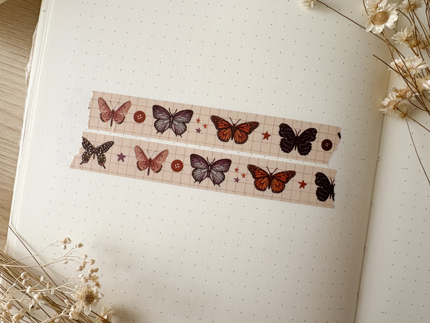 Butterflies & Buttons Washi Tape