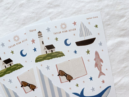 Sailor Core Sticker Sheet