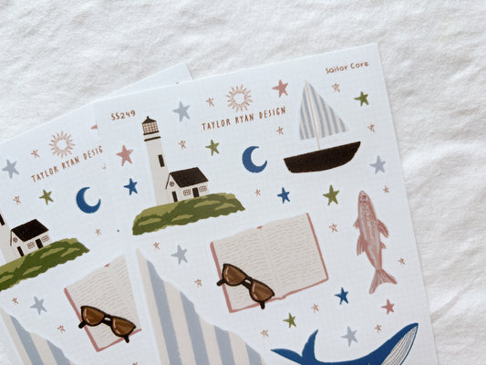 Sailor Core Sticker Sheet