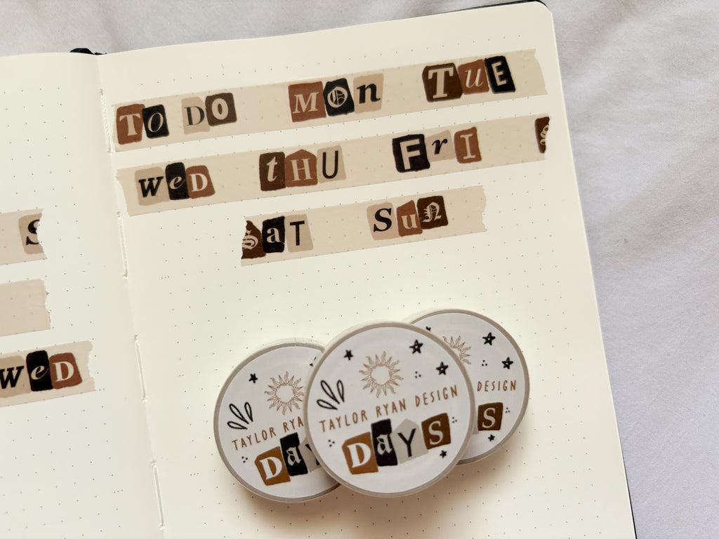 *OOPS* Days Washi Tape