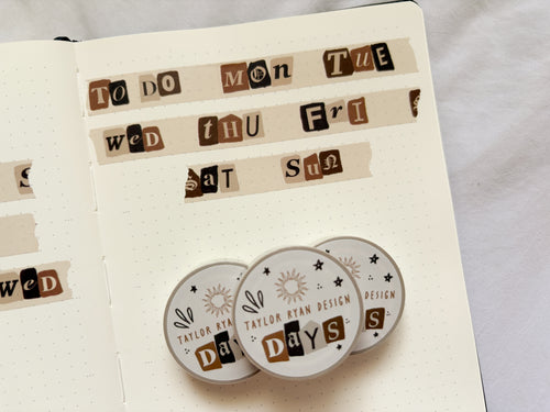 *OOPS* Days Washi Tape