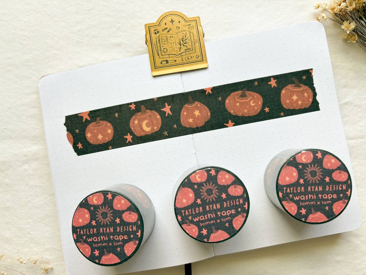 Dark Pumpkins Washi Tape