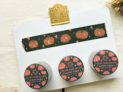 Dark Pumpkins Washi Tape