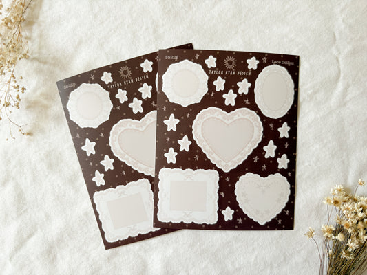 Lace Doilies Sticker Sheet