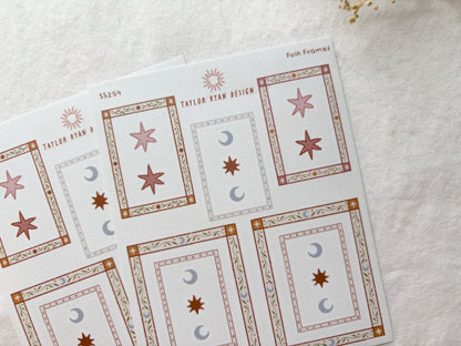 Folk Frames Sticker Sheet