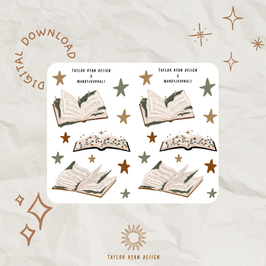 *PRINTABLE* Book Freebies Sticker Sheet