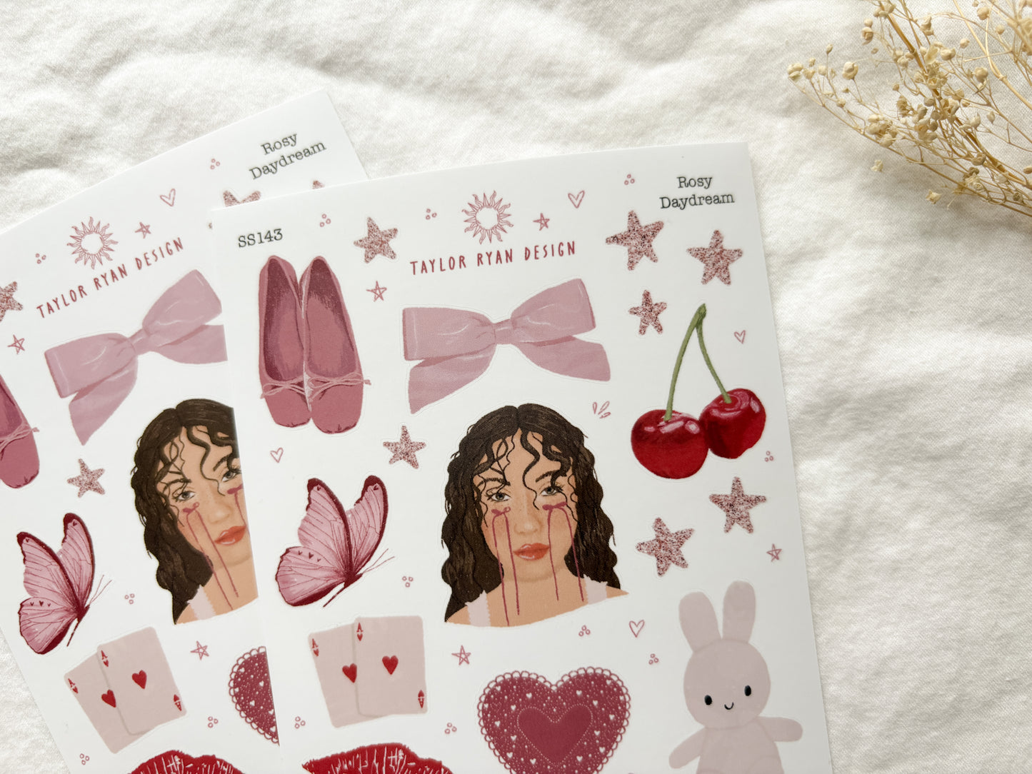 Rosy Daydream Sticker Sheet