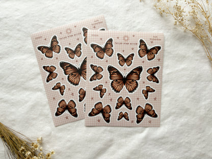 Soft Butterflies Sticker Sheet