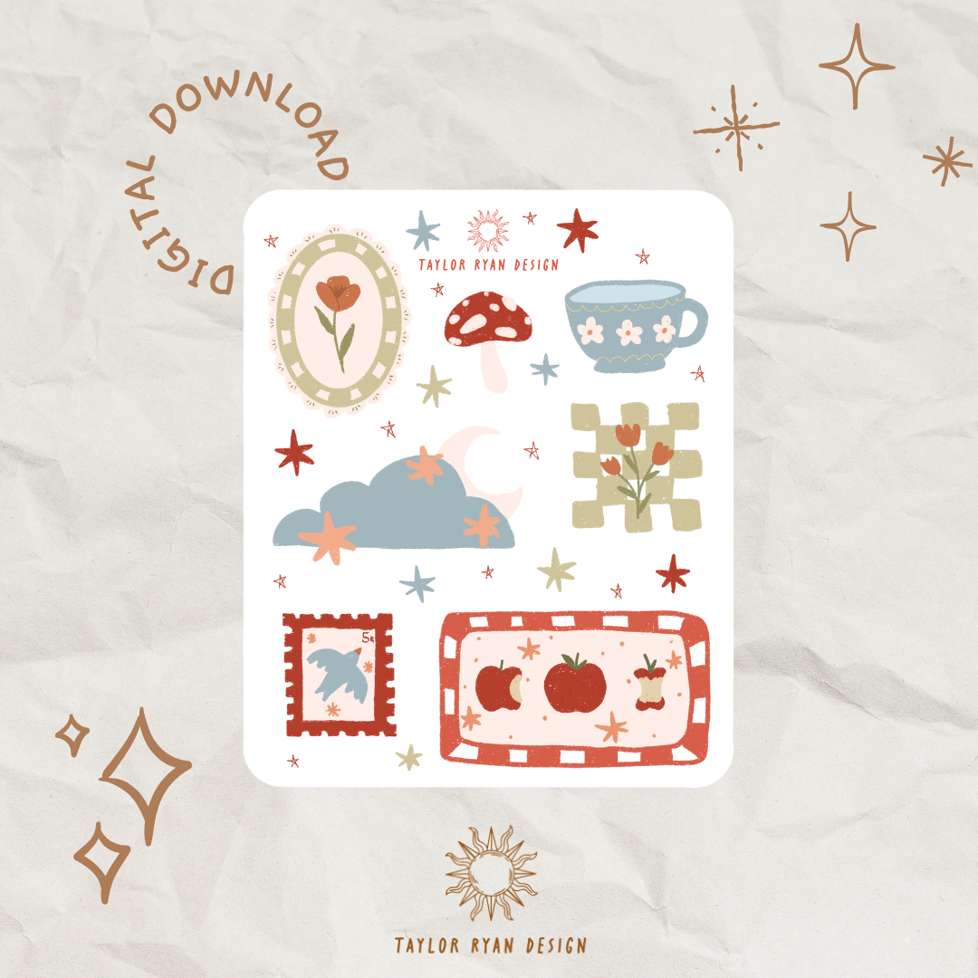 *PRINTABLE* Whimsycore Sticker Sheet
