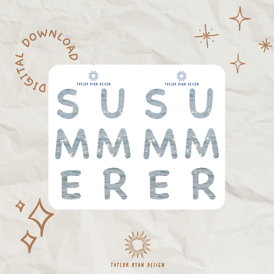 *PRINTABLE* Summer Freebies Sticker Sheet