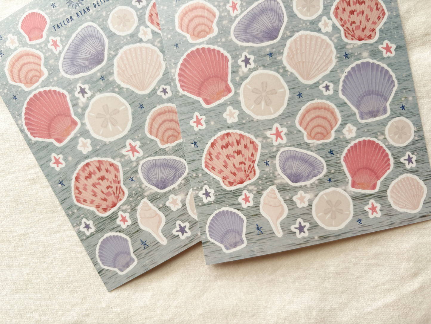 Summer Shells Sticker Sheet
