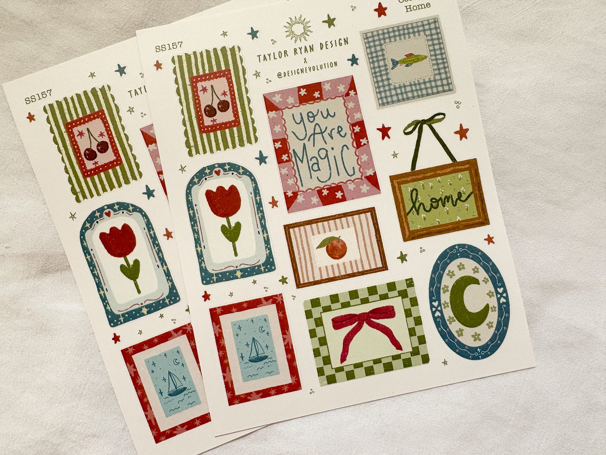 Colorful Home Sticker Sheet