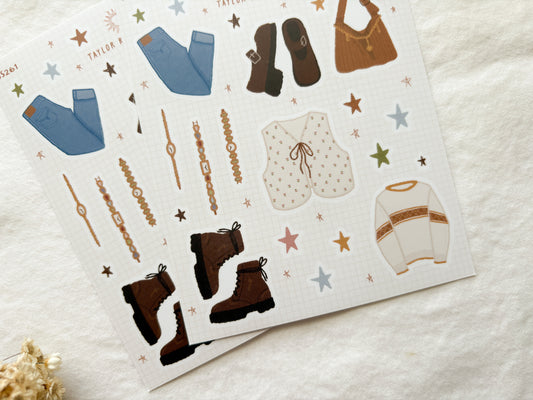 Thrifted Closet Sticker Sheet