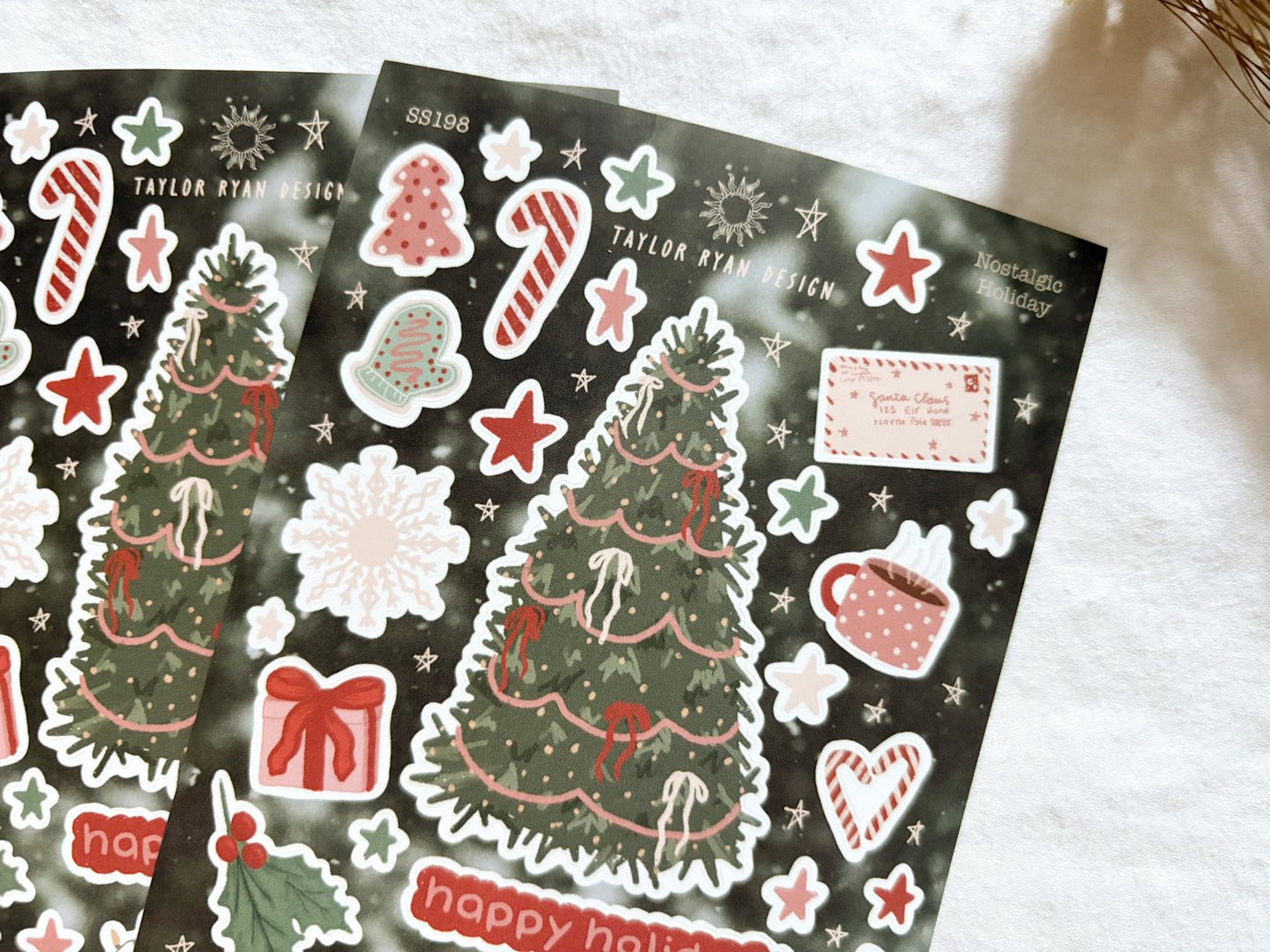Nostalgic Holiday Sticker Sheet