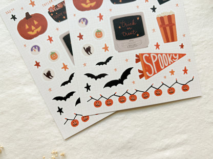 Autumn Movie Night Sticker Sheet