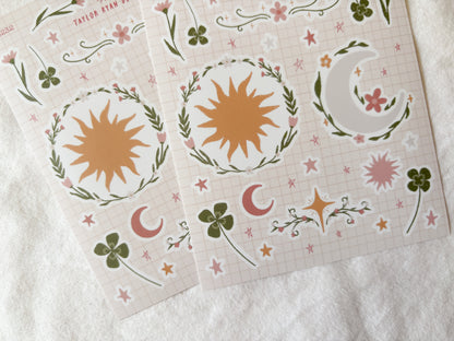 Celestial Spring Sticker Sheet