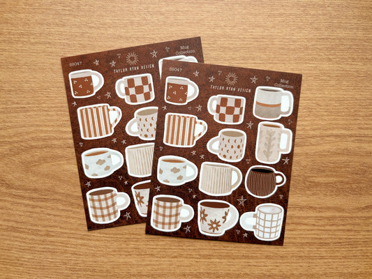 Mug Collection Sticker Sheet
