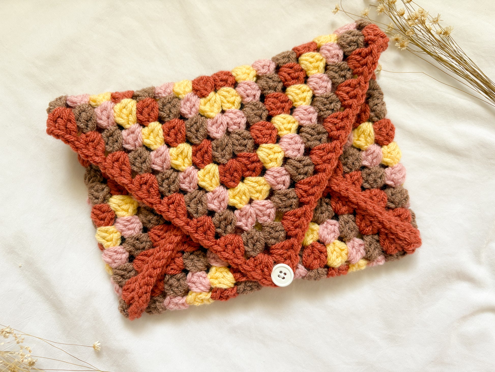 Rust Crochet Journal Cover
