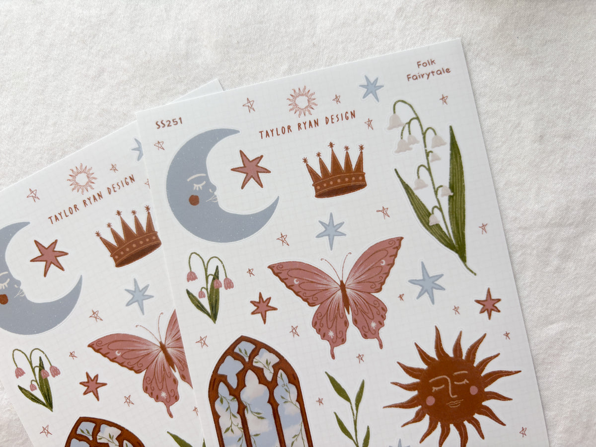 Folk Fairytale Sticker Sheet