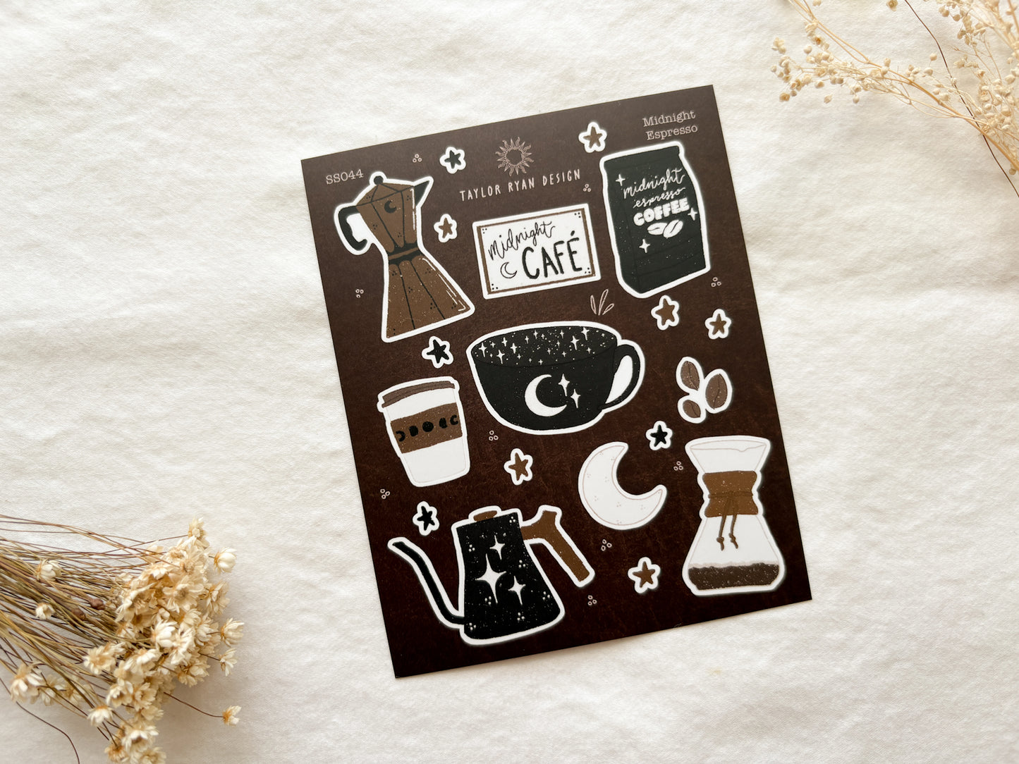 Midnight Espresso Sticker Sheet