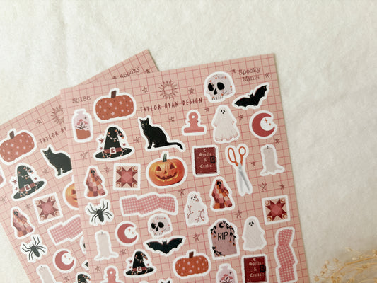 Spooky Minis Sticker Sheet