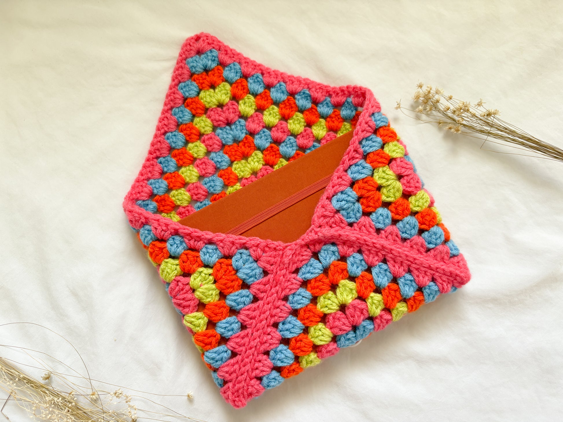 Pink Crochet Journal Cover
