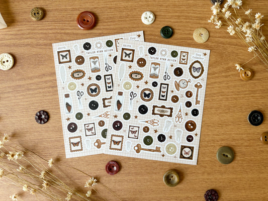 Tiny Collector Sticker Sheet