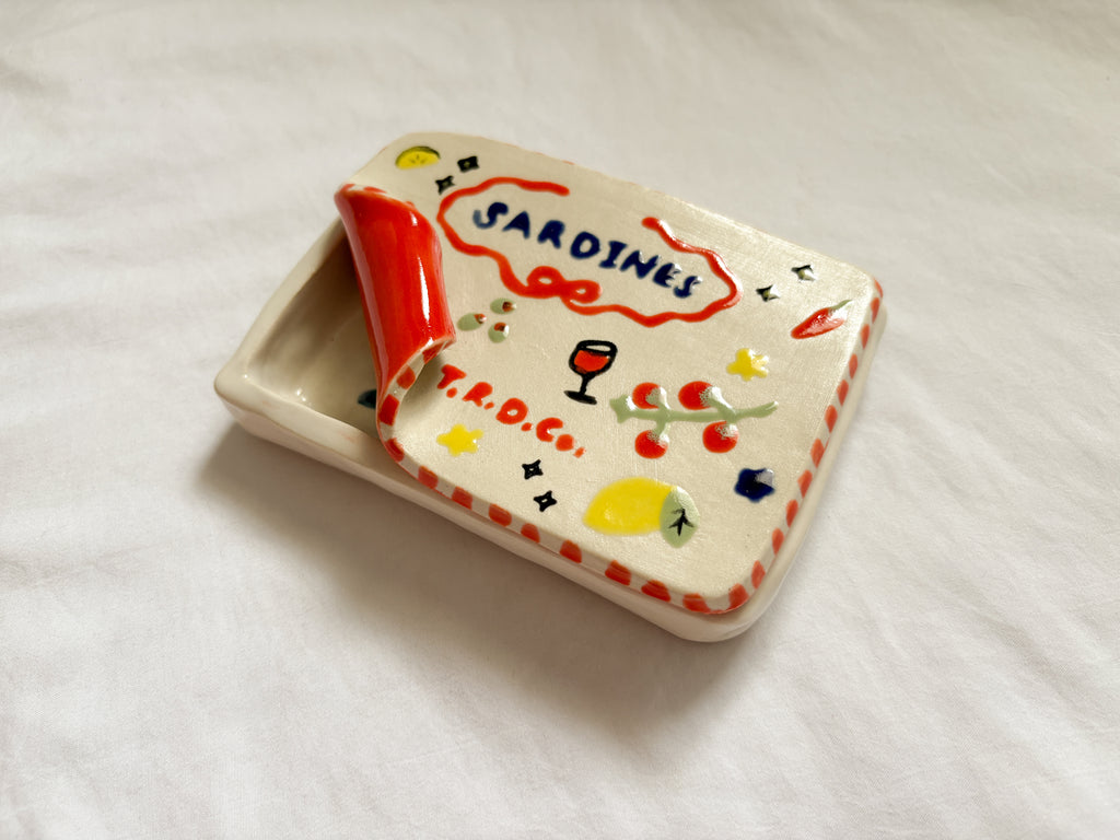 Sardine Trinket Dish #3 (Ceramic)