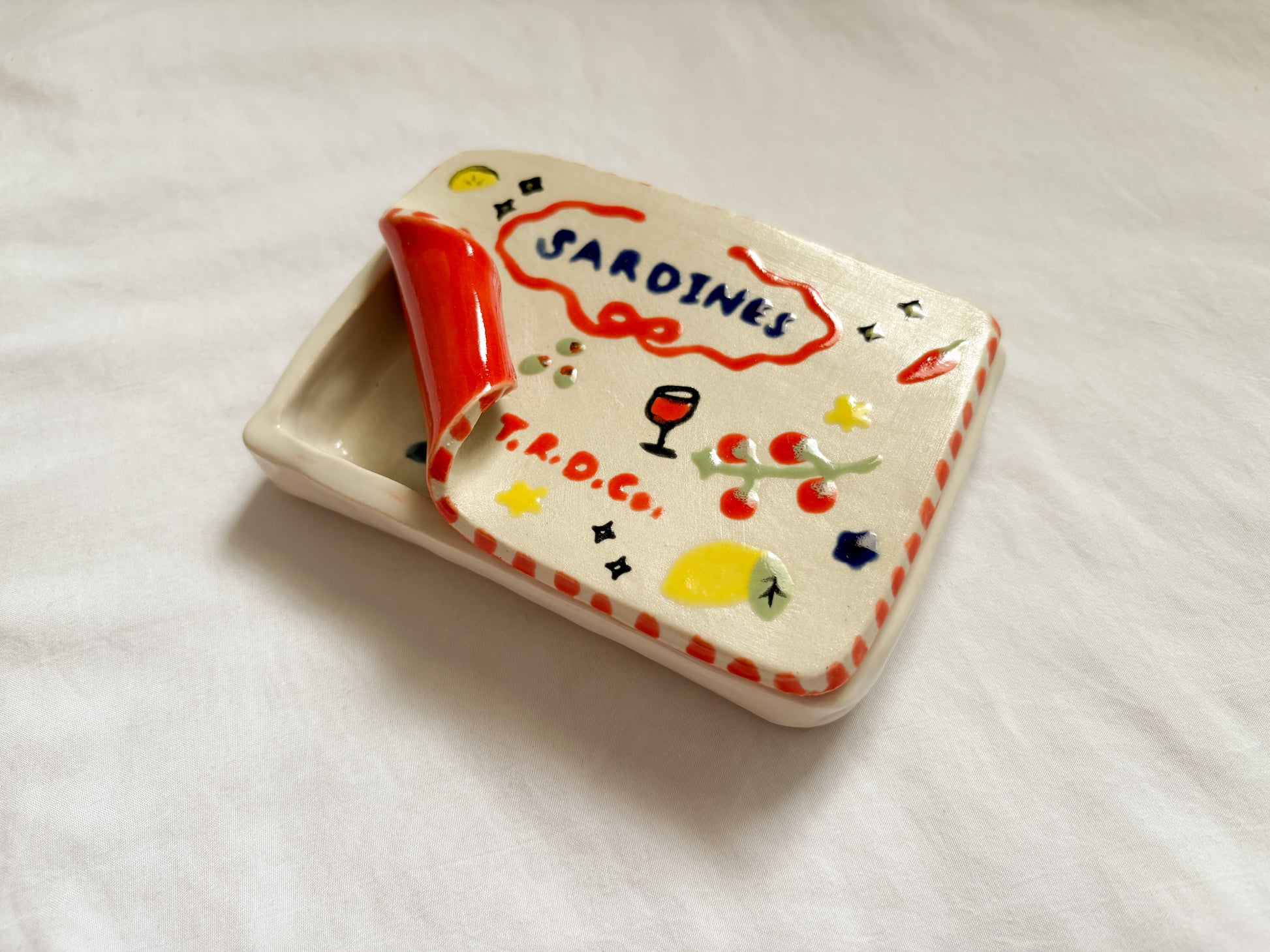 Sardine Trinket Dish #3 (Ceramic)