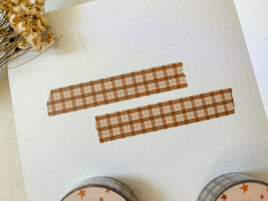 Cozy Plaid Washi Tape
