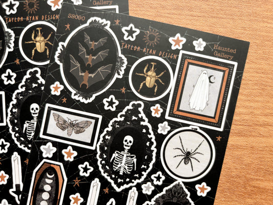 Haunted Gallery Sticker Sheet
