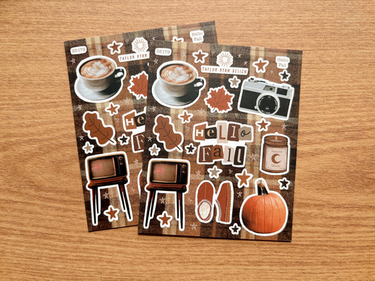 Hello Fall Sticker Sheet
