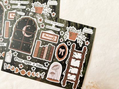 Mandy’s Bookshelf Sticker Sheet